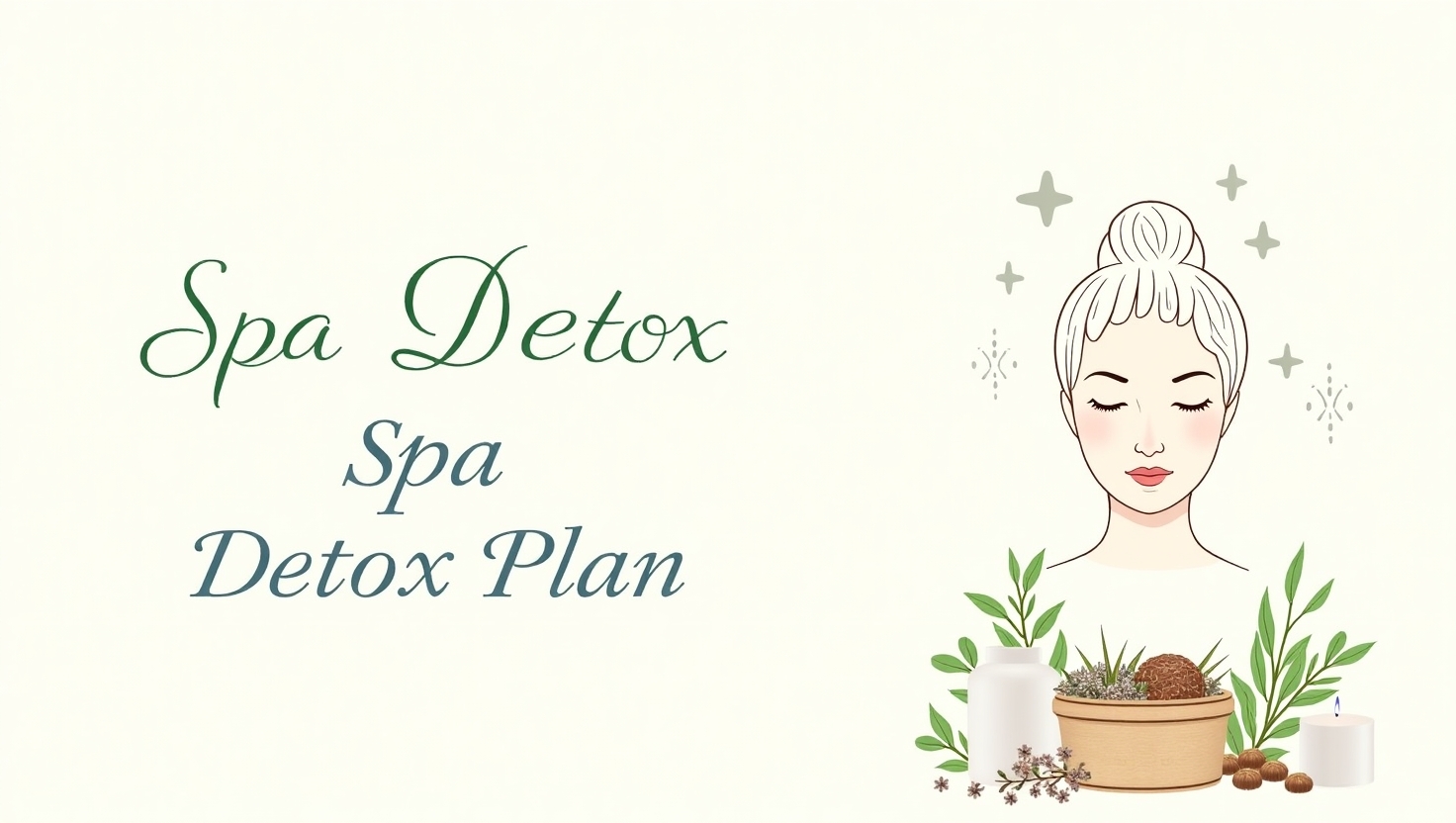 Digital DIY Spa Detox Plan